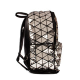 BAOMI GEOMETRIC BACKPACK Range Silver Soft One Size Backpack