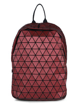 BAOMI GEOMETRIC BACKPACK Range Red Soft One Size Backpack