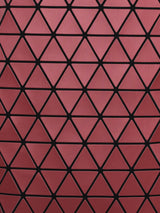 BAOMI GEOMETRIC BACKPACK Range Red Soft One Size Backpack