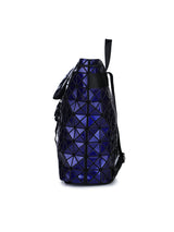 BAOMI GEOMETRIC BACKPACK Range Blue Soft One Size Backpack