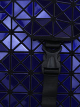 BAOMI GEOMETRIC BACKPACK Range Blue Soft One Size Backpack