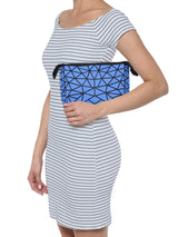 BAOMI GEOMETRIC BUCKET HANDBAG Range Blue Soft One Size Handbag
