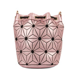 BAOMI GEOMETRIC BUCKET HANDBAG Range Pink Soft One Size Handbag