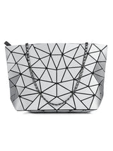 BAOMI GEOMETRIC BUCKET HANDBAG Range Silver Soft One Size Handbag