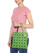 BAOMI GEOMETRIC BUCKET HANDBAG Range Green Soft One Size Handbag