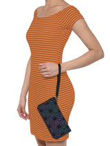 BAOMI GEOMETRIC CLUTCH Range Grey Soft One Size Handbag