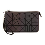 BAOMI GEOMETRIC CLUTCH Range Purple Soft One Size Handbag