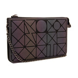 BAOMI GEOMETRIC CLUTCH Range Purple Soft One Size Handbag