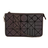 BAOMI GEOMETRIC CLUTCH Range Purple Soft One Size Handbag