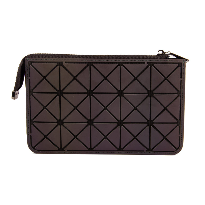 BAOMI GEOMETRIC CLUTCH Range Green Soft One Size Handbag
