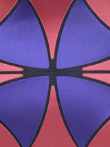 BAOMI GEOMETRIC COSMETIC POUCH Range Orange & Purple Soft One Size Handbag