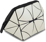 BAOMI GEOMETRIC COSMETIC POUCH Range White Soft One Size Handbag