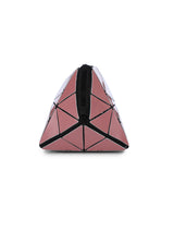 BAOMI GEOMETRIC COSMETIC POUCH Range Pink Soft One Size Handbag