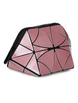 BAOMI GEOMETRIC COSMETIC POUCH Range Pink Soft One Size Handbag