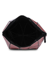 BAOMI GEOMETRIC COSMETIC POUCH Range Pink Soft One Size Handbag