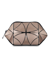 BAOMI GEOMETRIC COSMETIC POUCH Range Gold Soft One Size Handbag