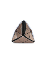 BAOMI GEOMETRIC COSMETIC POUCH Range Gold Soft One Size Handbag