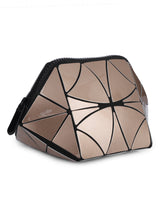 BAOMI GEOMETRIC COSMETIC POUCH Range Gold Soft One Size Handbag