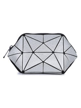 BAOMI GEOMETRIC COSMETIC POUCH Range Silver Soft One Size Handbag