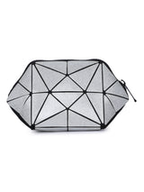 BAOMI GEOMETRIC COSMETIC POUCH Range Silver Soft One Size Handbag