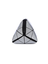 BAOMI GEOMETRIC COSMETIC POUCH Range Silver Soft One Size Handbag