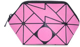 BAOMI GEOMETRIC COSMETIC POUCH Range Pink Soft One Size Handbag