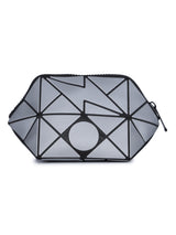 BAOMI GEOMETRIC COSMETIC POUCH Range Grey Soft One Size Handbag