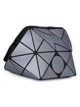 BAOMI GEOMETRIC COSMETIC POUCH Range Grey Soft One Size Handbag