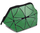BAOMI GEOMETRIC COSMETIC POUCH Range Green Soft One Size Handbag