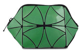BAOMI GEOMETRIC COSMETIC POUCH Range Green Soft One Size Handbag