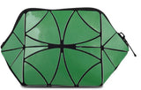 BAOMI GEOMETRIC COSMETIC POUCH Range Green Soft One Size Handbag
