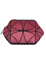 BAOMI GEOMETRIC COSMETIC POUCH Range Pink Soft One Size Handbag