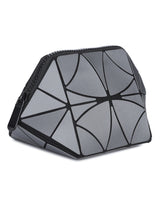 BAOMI GEOMETRIC COSMETIC POUCH Range Grey Soft One Size Handbag