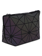 BAOMI GEOMETRIC COSMETIC POUCH Range Grey Soft One Size Handbag