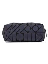 BAOMI GEOMETRIC COSMETIC POUCH Range Grey Soft One Size Handbag