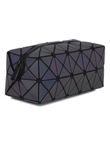 BAOMI GEOMETRIC COSMETIC POUCH Range Grey Soft One Size Handbag