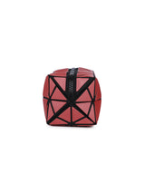BAOMI GEOMETRIC COSMETIC POUCH Range Pink Soft One Size Handbag