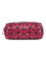 BAOMI GEOMETRIC COSMETIC POUCH Range Red Soft One Size Handbag