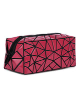 BAOMI GEOMETRIC COSMETIC POUCH Range Red Soft One Size Handbag