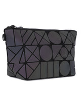 BAOMI GEOMETRIC MULTIPURPOSE POUCH Range Grey Soft One Size Handbag