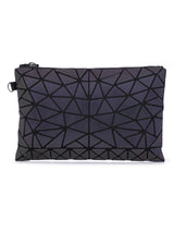 BAOMI GEOMETRIC MULTIPURPOSE POUCH Range Grey Soft One Size Handbag
