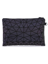 BAOMI GEOMETRIC MULTIPURPOSE POUCH Range Grey Soft One Size Handbag