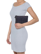 BAOMI GEOMETRIC MULTIPURPOSE POUCH Range Grey Soft One Size Handbag