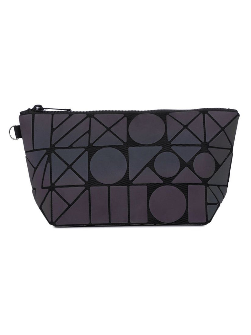 BAOMI GEOMETRIC MULTIPURPOSE POUCH Range Grey Soft One Size Handbag