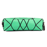 BAOMI GEOMETRIC MULTIPURPOSE POUCH Range Green Soft One Size Handbag