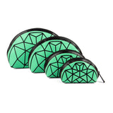BAOMI GEOMETRIC MULTIPURPOSE POUCH Range Green Soft One Size Handbag