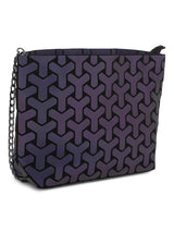 BAOMI GEOMETRIC SLING BAG Range Grey Soft One Size Handbag