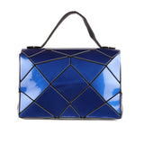 BAOMI GEOMETRIC SLING BAG Range Blue Soft One Size Handbag