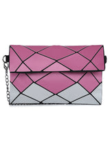 BAOMI GEOMETRIC SLING BAG Range Assorted Pnk Soft One Size Handbag