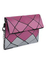 BAOMI GEOMETRIC SLING BAG Range Assorted Pnk Soft One Size Handbag